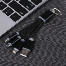 Llavero 3 en 1 (Lightning, MICRO, TIPO C