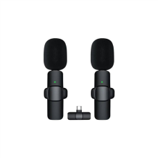 Set dos Microfonos Solaperos Inalambrico Tipo C