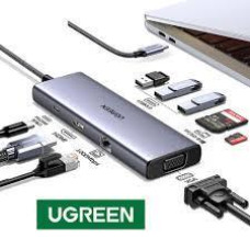 Hub Ugreen 4K 9 en 1 HDMI VGA RJ45 SD Hub Ugreen 4K 9 en 1 HDMI VGA RJ45 SD