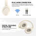 Auricular GO VIBE Fantech BT Beige