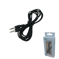 Cable Acordonado Aux Audio 3.5mm 1mt Cable Acordonado Aux Audio 3.5mm 1mt