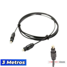 Cable Audio Fibra Optica Digital 3MT 4MM Cable Audio Fibra Optica Digital 3MT 4MM