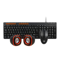 Kit 3 en 1  Teclado/Mouse/Par Meetion MT-C105