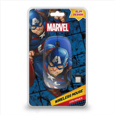 Mouse Inalambrico Xtech Marvel Capitan America